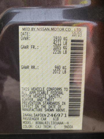 Photo 10 from auction – 2014 NISSAN ALTIMA 2.5 with VIN 1N4AL3AP3EN246971