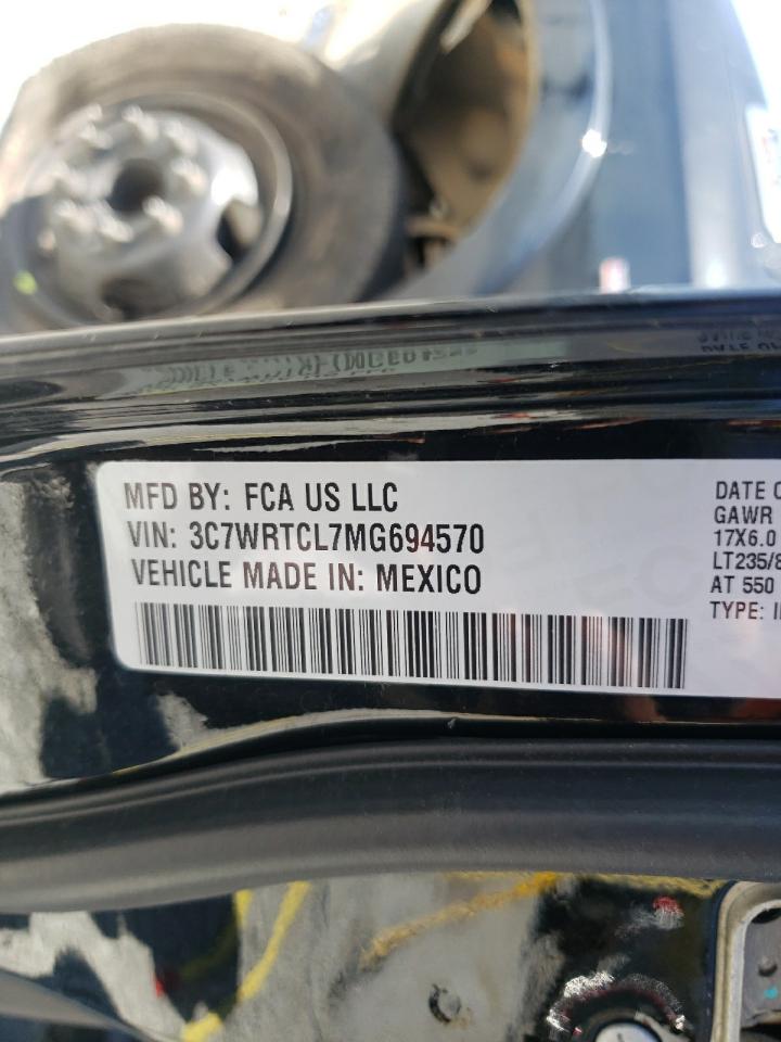 Photo 10 from auction – 2021 RAM 3500 with VIN 3C7WRTCL7MG694570