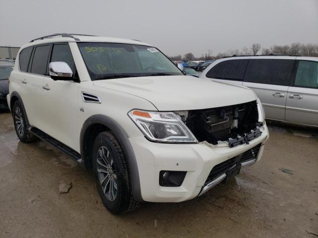 NISSAN ARMADA SV 2017 with VIN JN8AY2NC4H9503392 - Photo from auction