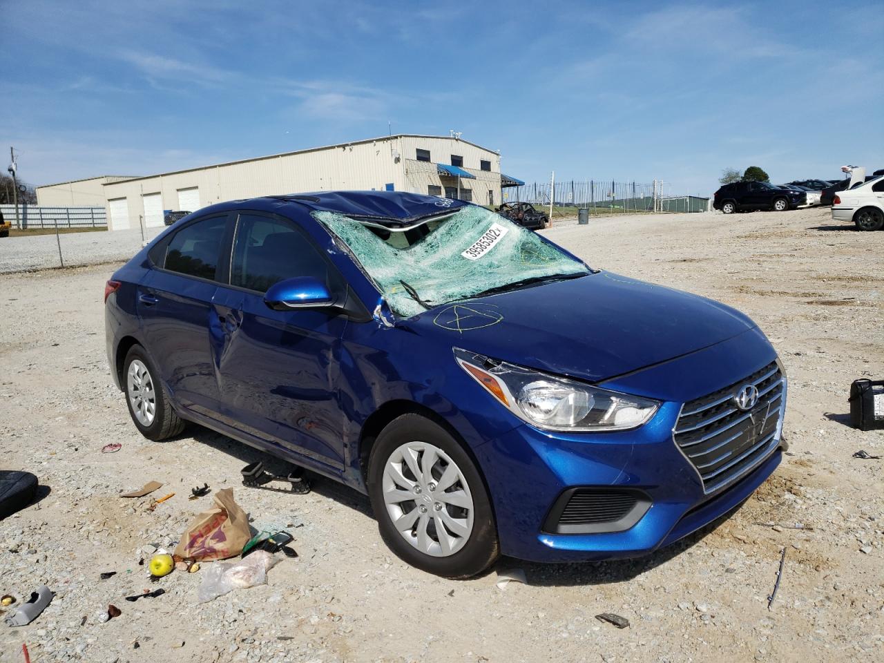 HYUNDAI ACCENT SE 2022 with VIN 3KPC24A65NE158687 - Photo from auction
