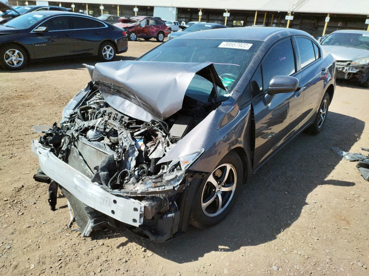Photo 2 from auction – 2015 HONDA CIVIC SE with VIN 19XFB2F70FE027378