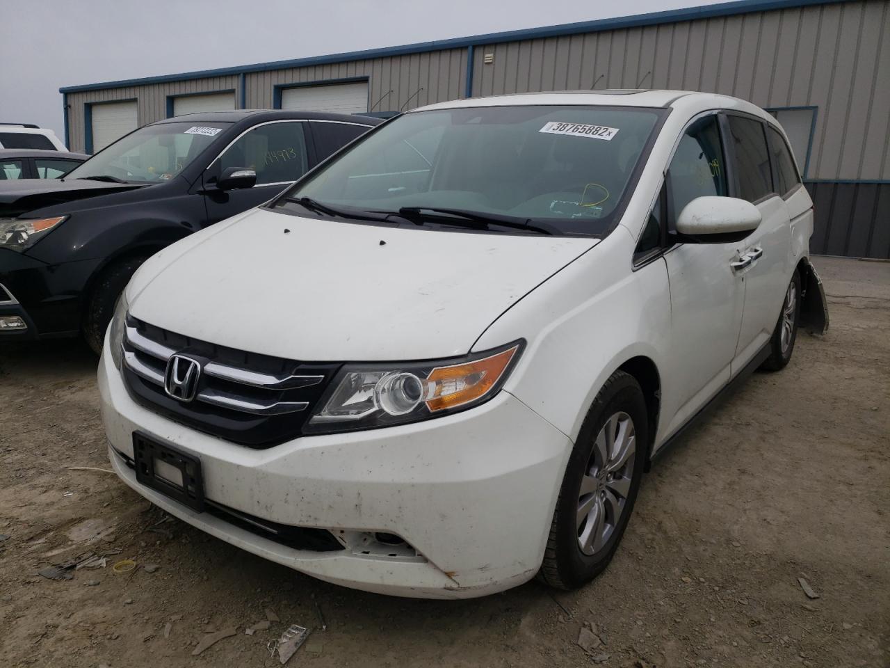 Photo 2 from auction – 2014 HONDA ODYSSEY EX with VIN 5FNRL5H62EB080771