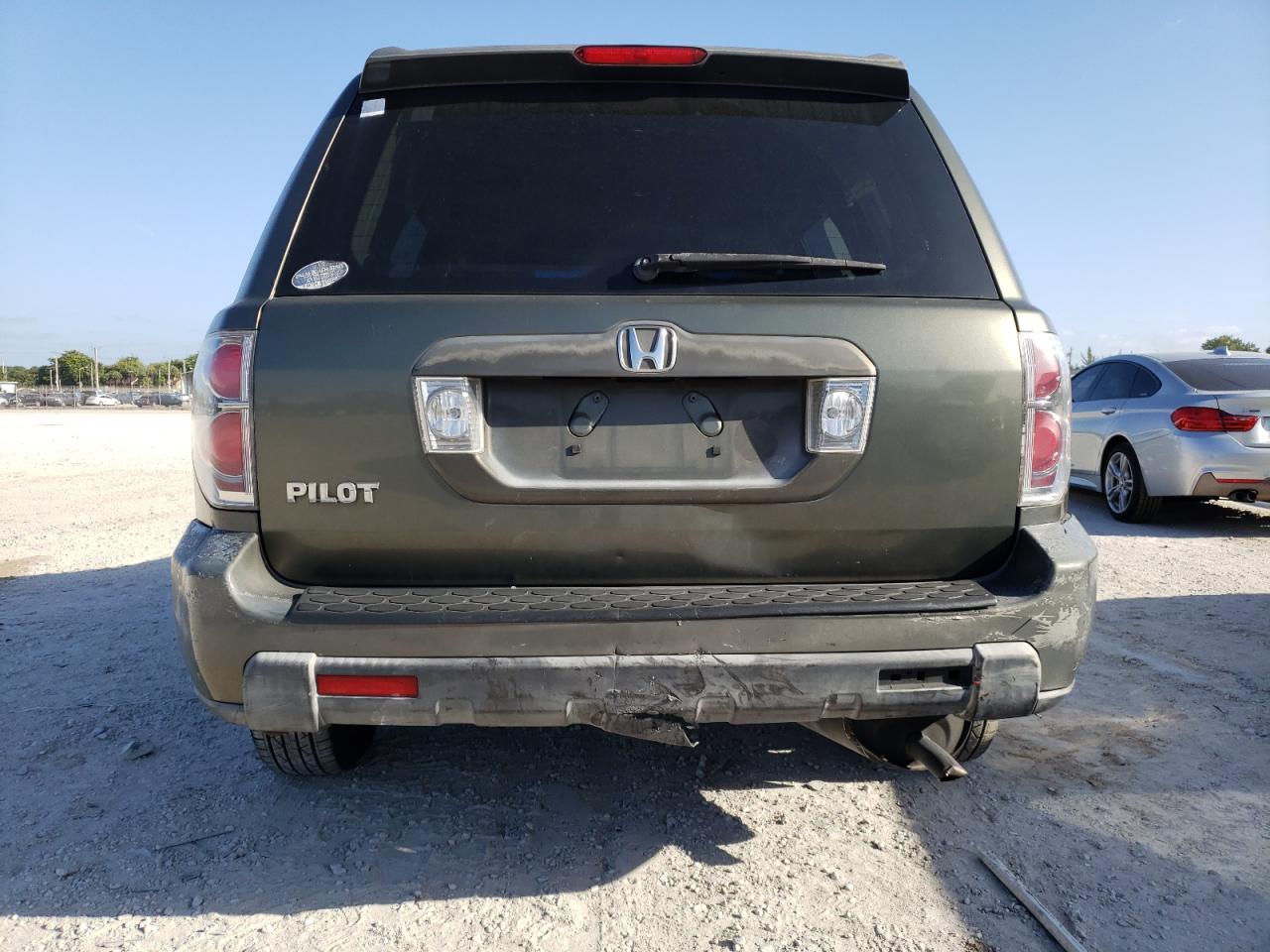Photo 9 from auction – 2006 HONDA PILOT EXL with VIN 5FNYF28506B025164