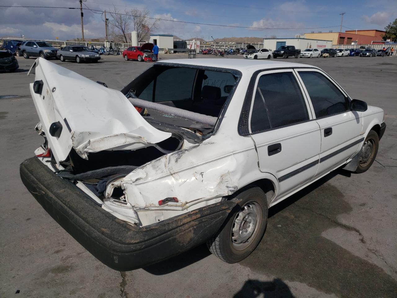 Photo 4 from auction – 1992 TOYOTA COROLLA with VIN JT2AE91A0N0291102