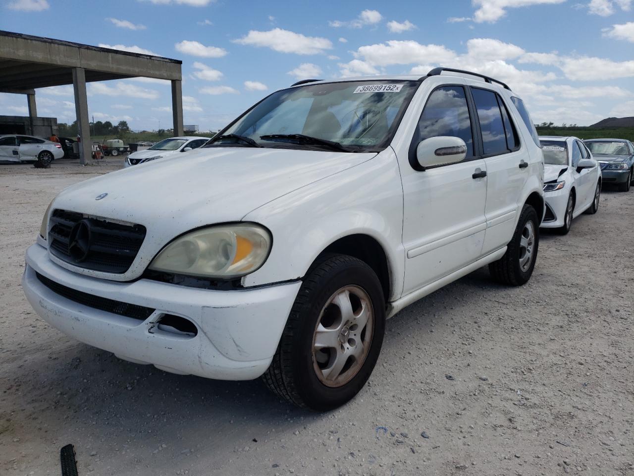 Photo 2 from auction – 2003 MERCEDES-BENZ ML 320 with VIN 4JGAB54E63A375709