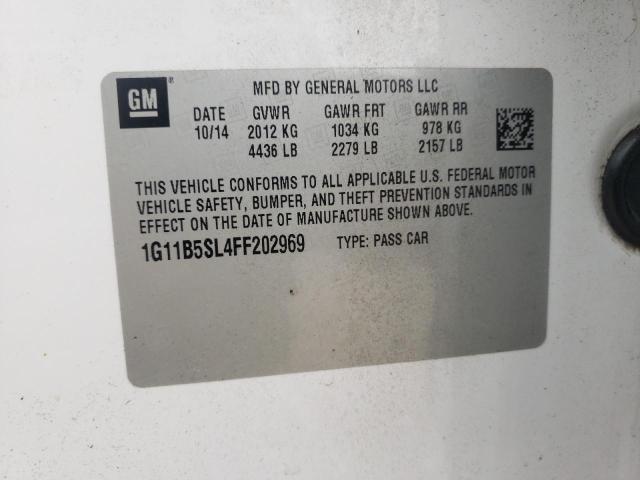 Photo 10 from auction – 2015 CHEVROLET MALIBU LS with VIN 1G11B5SL4FF202969