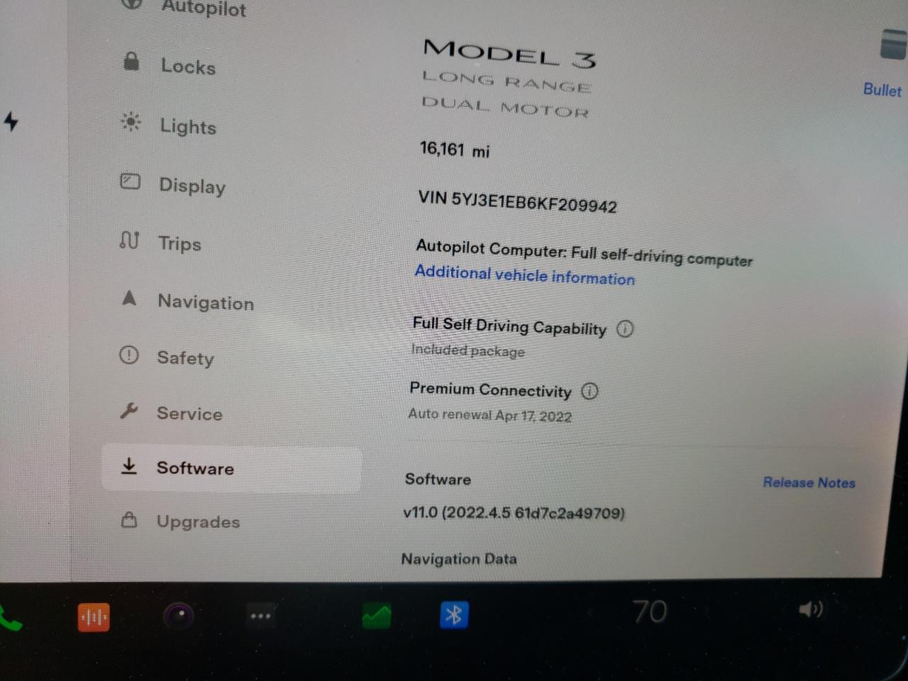 Photo 9 from auction – 2019 TESLA MODEL 3 with VIN 5YJ3E1EB6KF209942