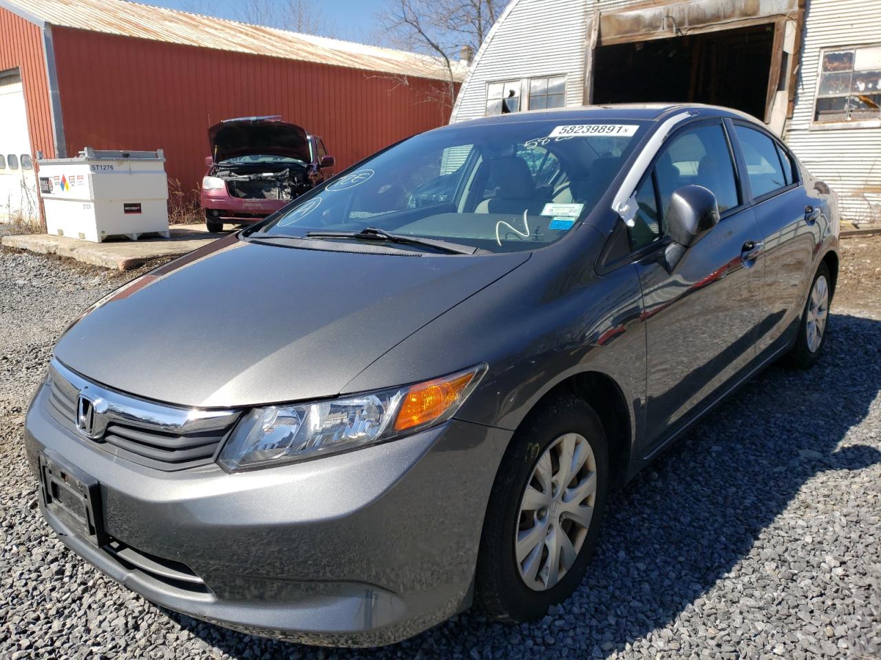 Photo 2 from auction – 2012 HONDA CIVIC LX with VIN 19XFB2F56CE312659