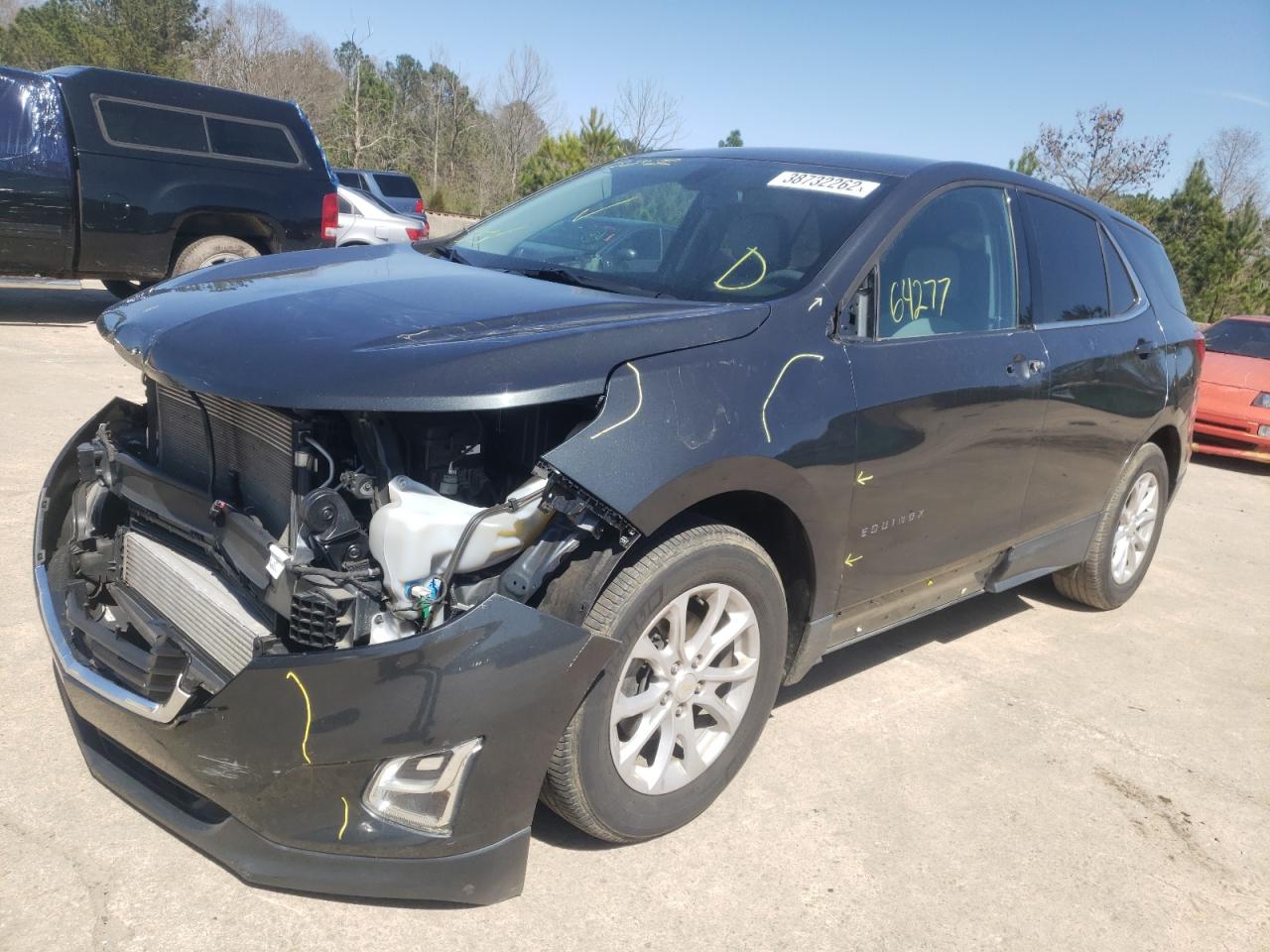 Photo 2 from auction – 2018 CHEVROLET EQUINOX LT with VIN 3GNAXJEVXJS574150