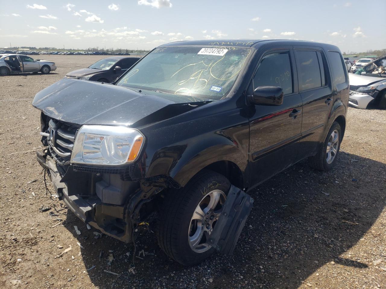 Photo 2 from auction – 2015 HONDA PILOT EXL with VIN 5FNYF3H56FB015972
