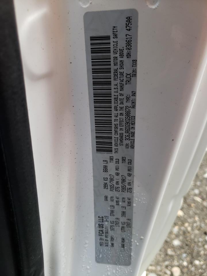 Photo 10 from auction – 2019 RAM 1500 CLASS with VIN 3C6JR6DG9KG508672