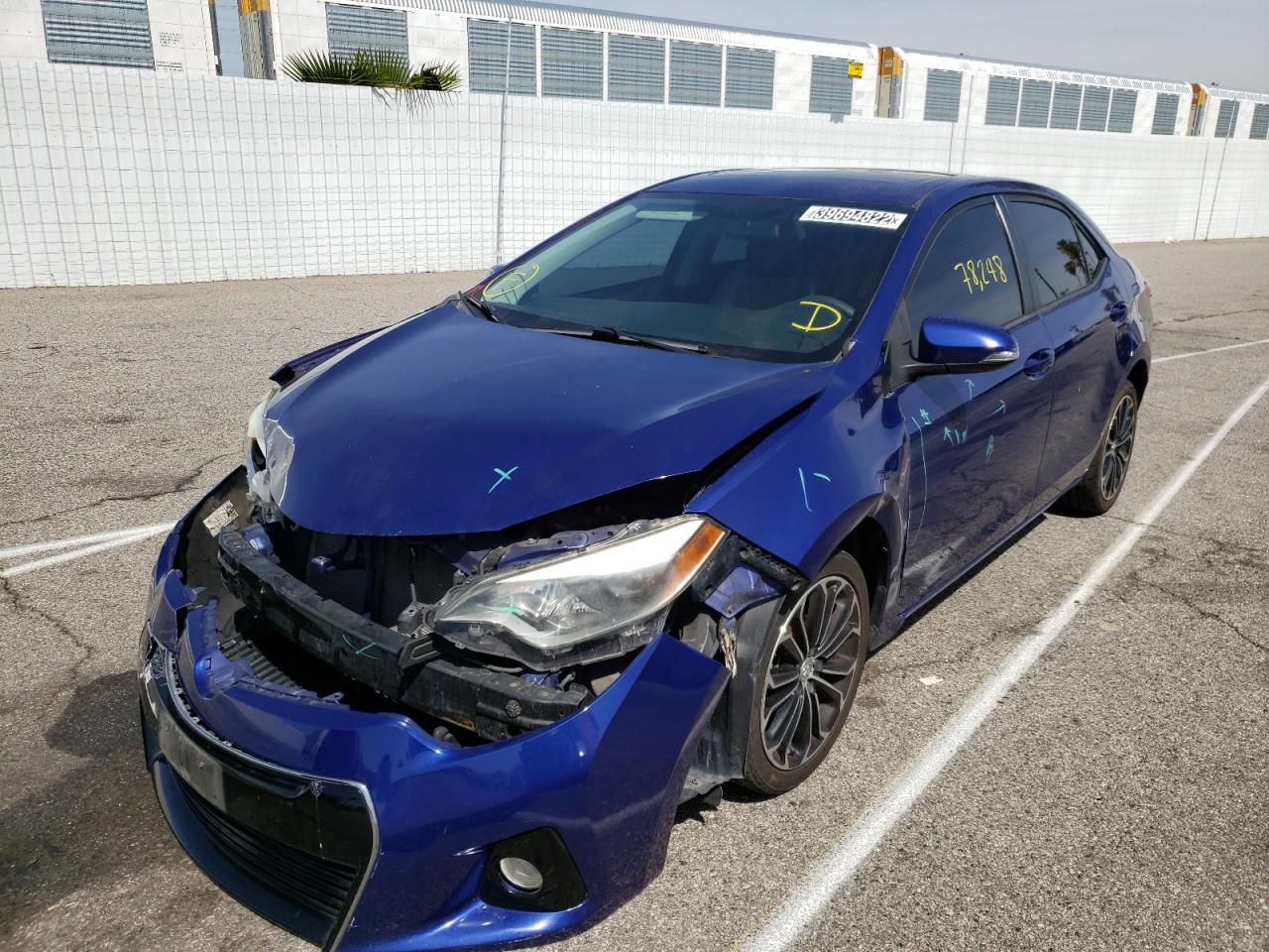 Photo 2 from auction – 2014 TOYOTA COROLLA L with VIN 2T1BURHEXEC222396