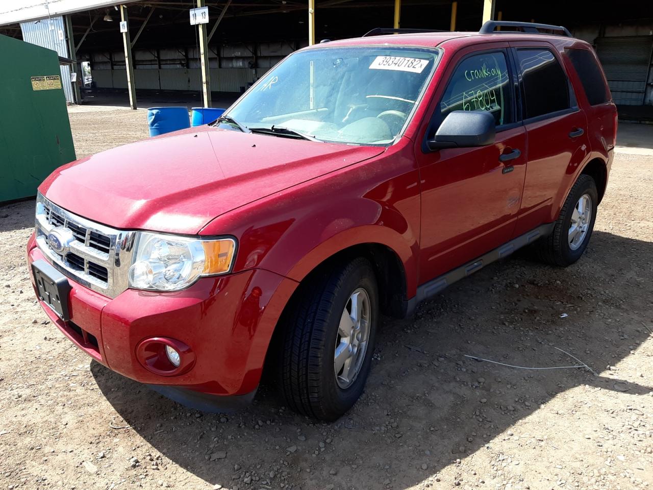 Photo 2 from auction – 2011 FORD ESCAPE XLT with VIN 1FMCU9D75BKB75389