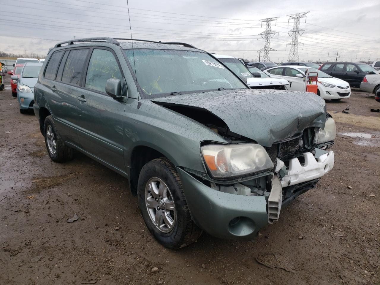 TOYOTA HIGHLANDER 2006 с VIN JTEEP21A960154621 - Фото с аукциона