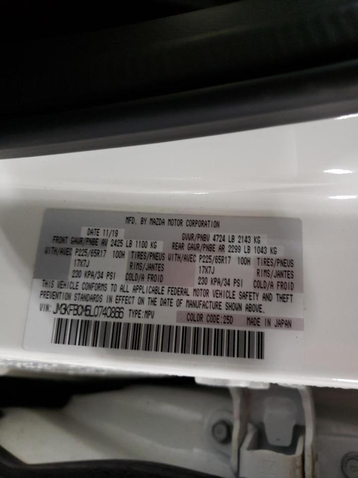 Photo 10 from auction – 2020 MAZDA CX-5 TOURI with VIN JM3KFBCM5L0740866
