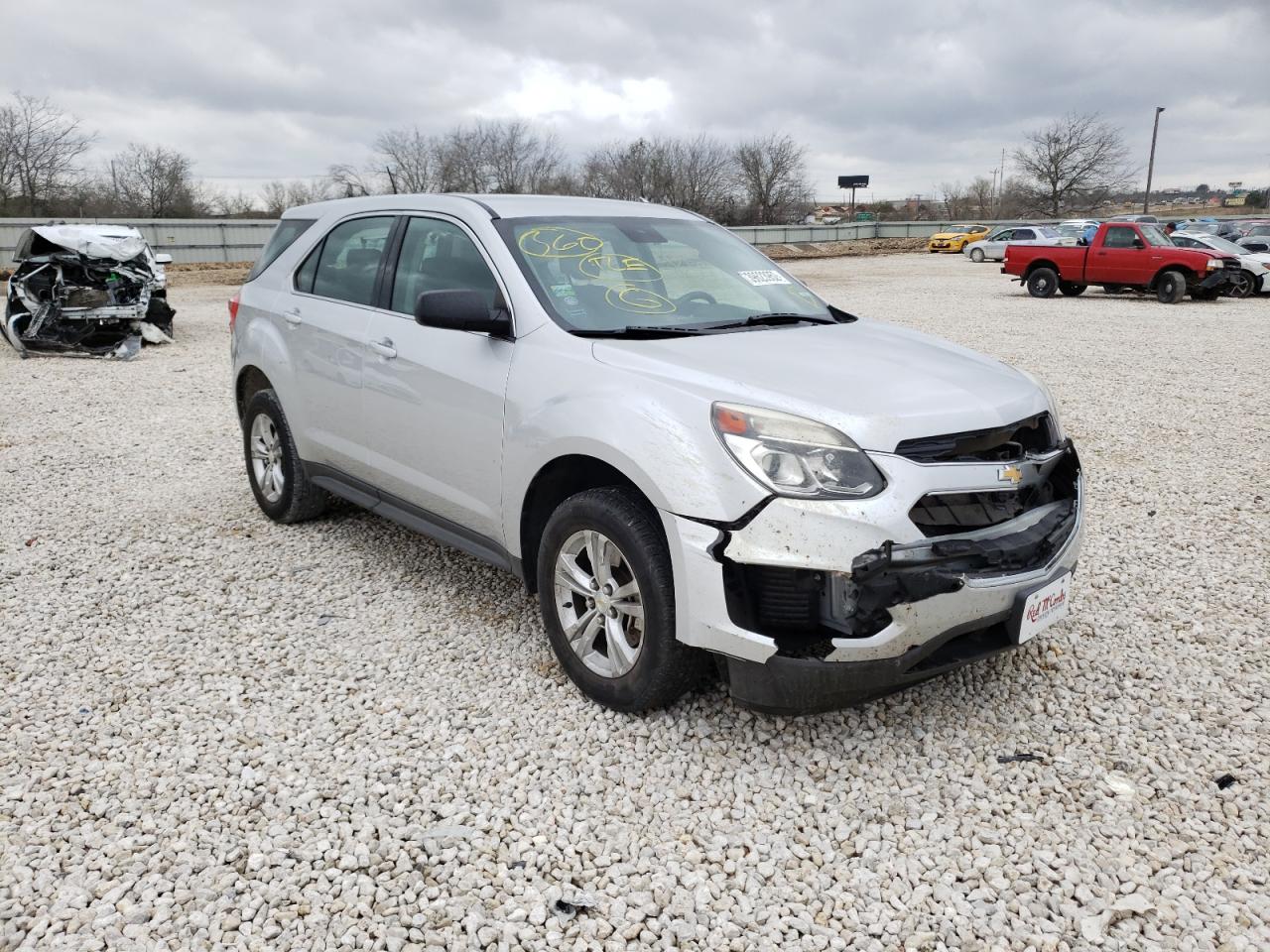 CHEVROLET EQUINOX LS 2017 with VIN 2GNALBEK5H1509283 - Photo from auction