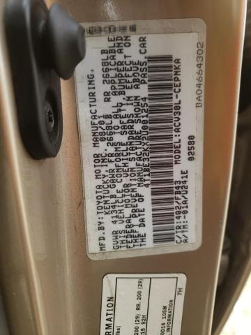Photo 10 from auction – 2002 TOYOTA CAMRY LE with VIN 4T1BE32KX2U001254