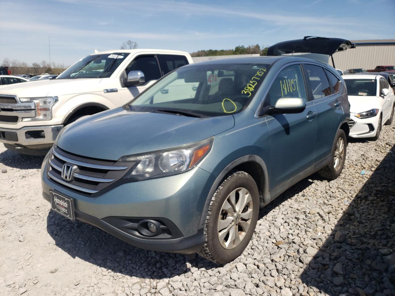 Photo 2 from auction – 2012 HONDA CR-V EX with VIN 5J6RM3H51CL010871