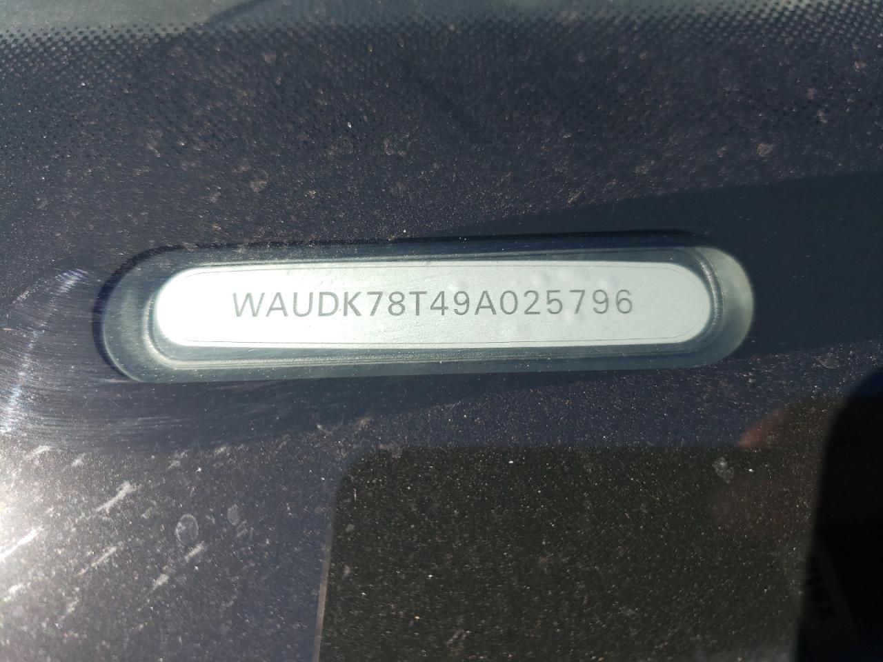 Photo 10 from auction – 2009 AUDI A5 QUATTRO with VIN WAUDK78T49A025796