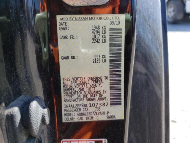 Zdjęcie 10 z aukcji – 2011 NISSAN ALTIMA S z VIN 1N4AL2EP8BC107382