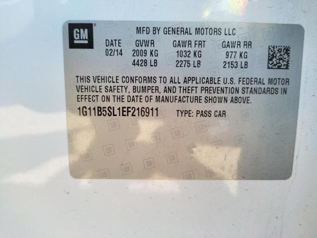 Photo 10 from auction – 2014 CHEVROLET MALIBU LS with VIN 1G11B5SL1EF216911