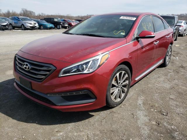 Photo 2 from auction – 2016 HYUNDAI SONATA SPO with VIN 5NPE34AF2GH324653