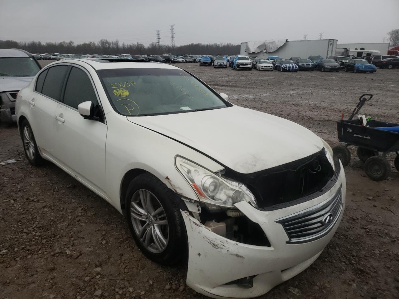 INFINITI G37 BASE 2011 with VIN JN1CV6AP1BM508263 - Photo from auction