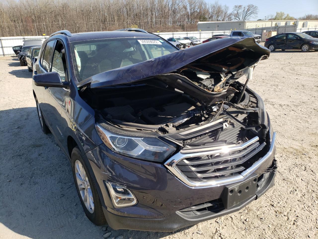 CHEVROLET EQUINOX 2018 with VIN 3GNAXJEV7JL104474 - Photo from auction