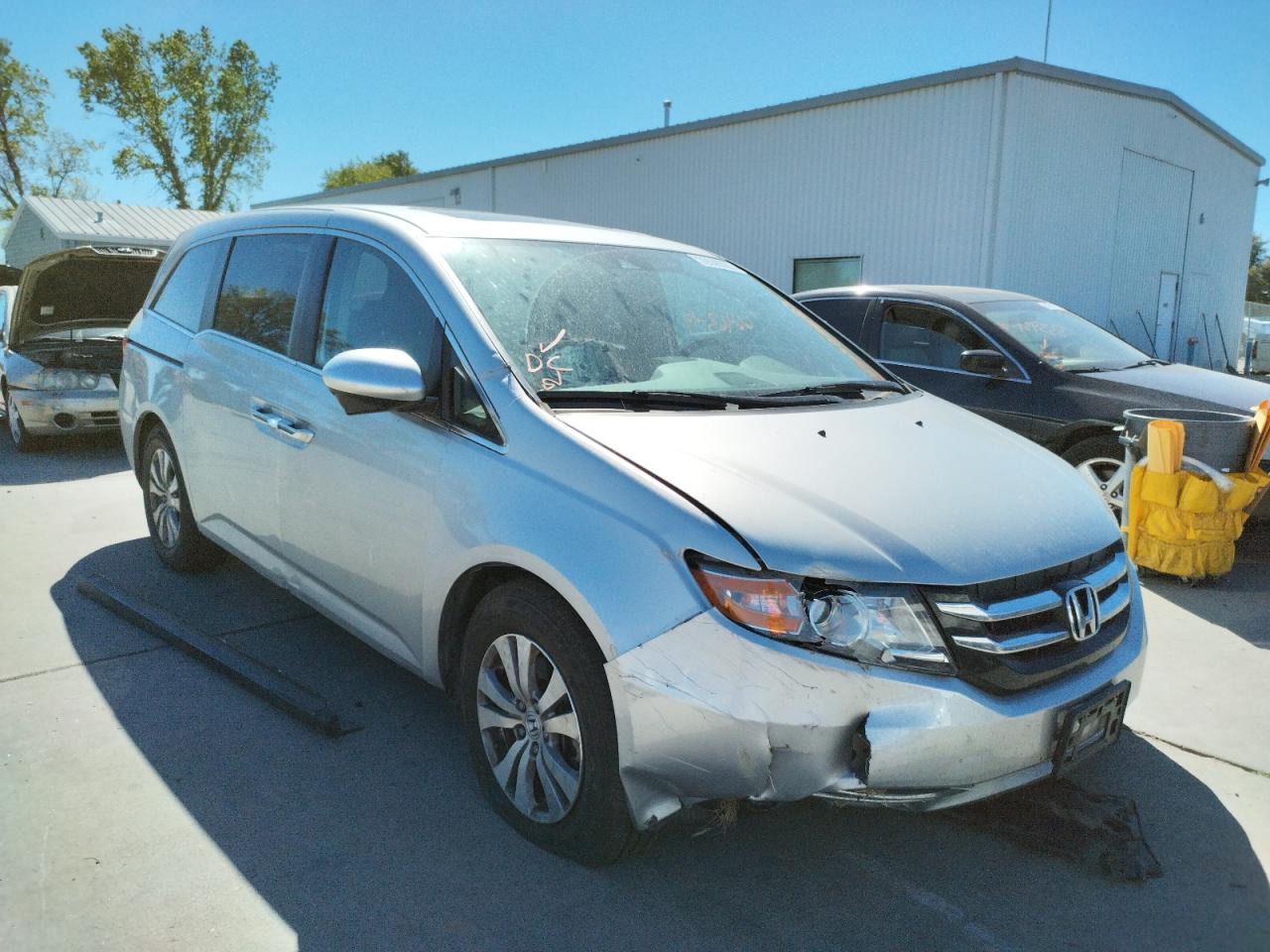 HONDA ODYSSEY EX 2014 with VIN 5FNRL5H69EB103317 - Photo from auction