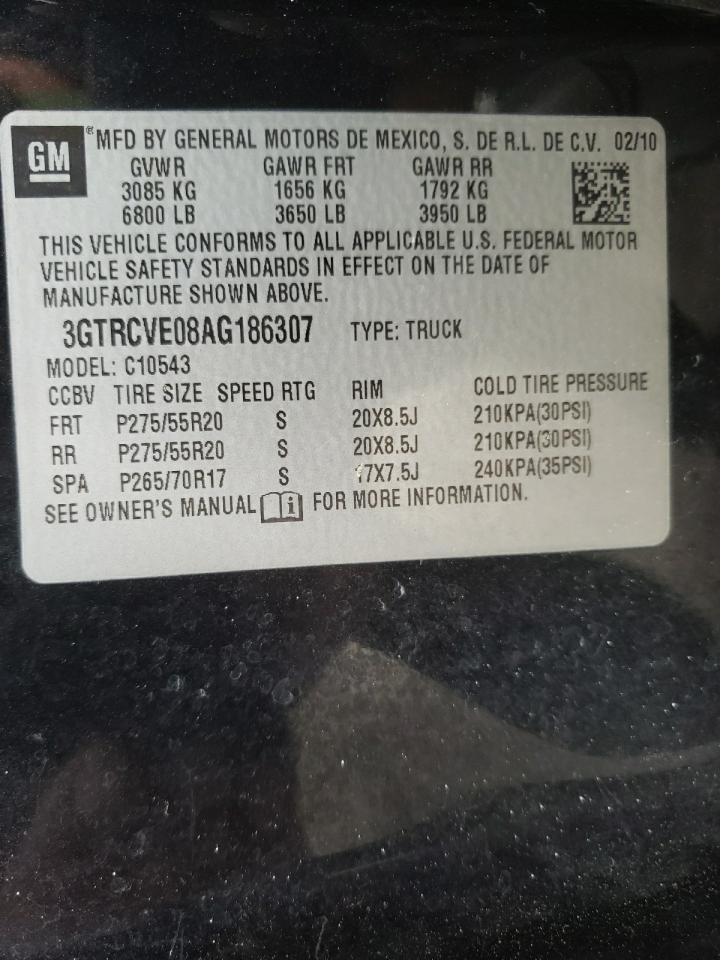 Photo 10 from auction – 2010 GMC SIERRA C15 with VIN 3GTRCVE08AG186307