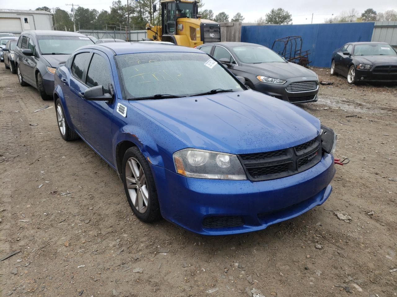 DODGE AVENGER SE 2014 with VIN 1C3CDZAB3EN188890 - Photo from auction