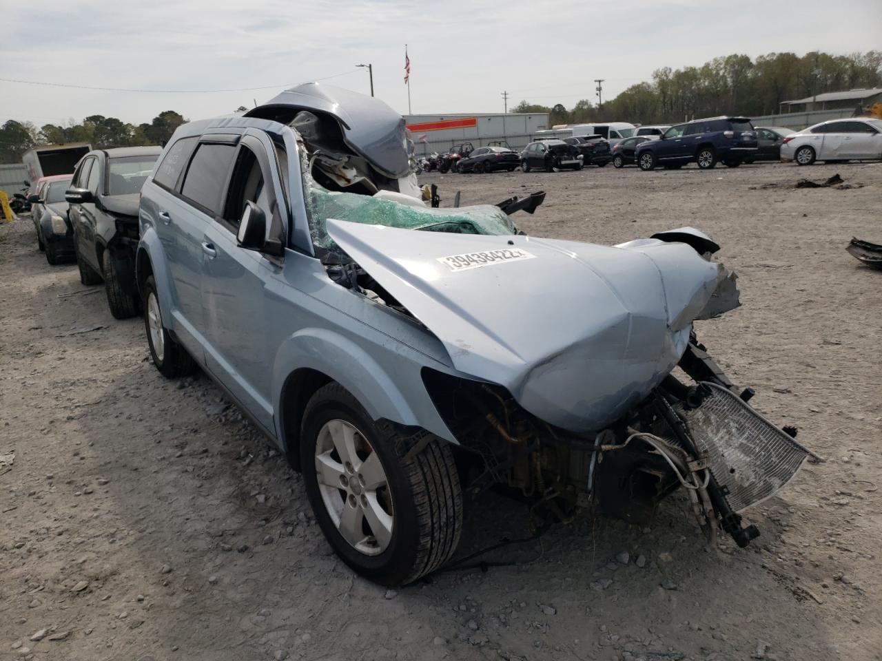 DODGE JOURNEY SE 2013 with VIN 3C4PDCAB0DT646085 - Photo from auction