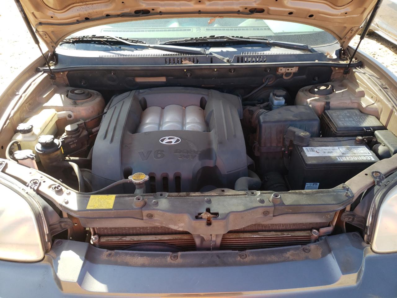 Photo 7 from auction – 2004 HYUNDAI SANTA FE G with VIN KM8SC13D64U585908