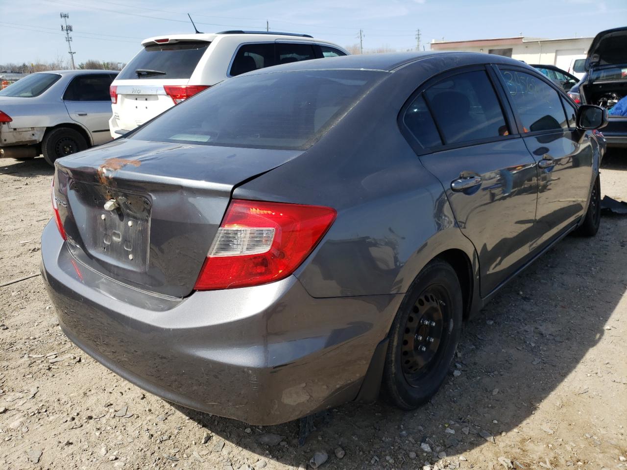 Photo 4 from auction – 2012 HONDA CIVIC LX with VIN 19XFB2F51CE093450