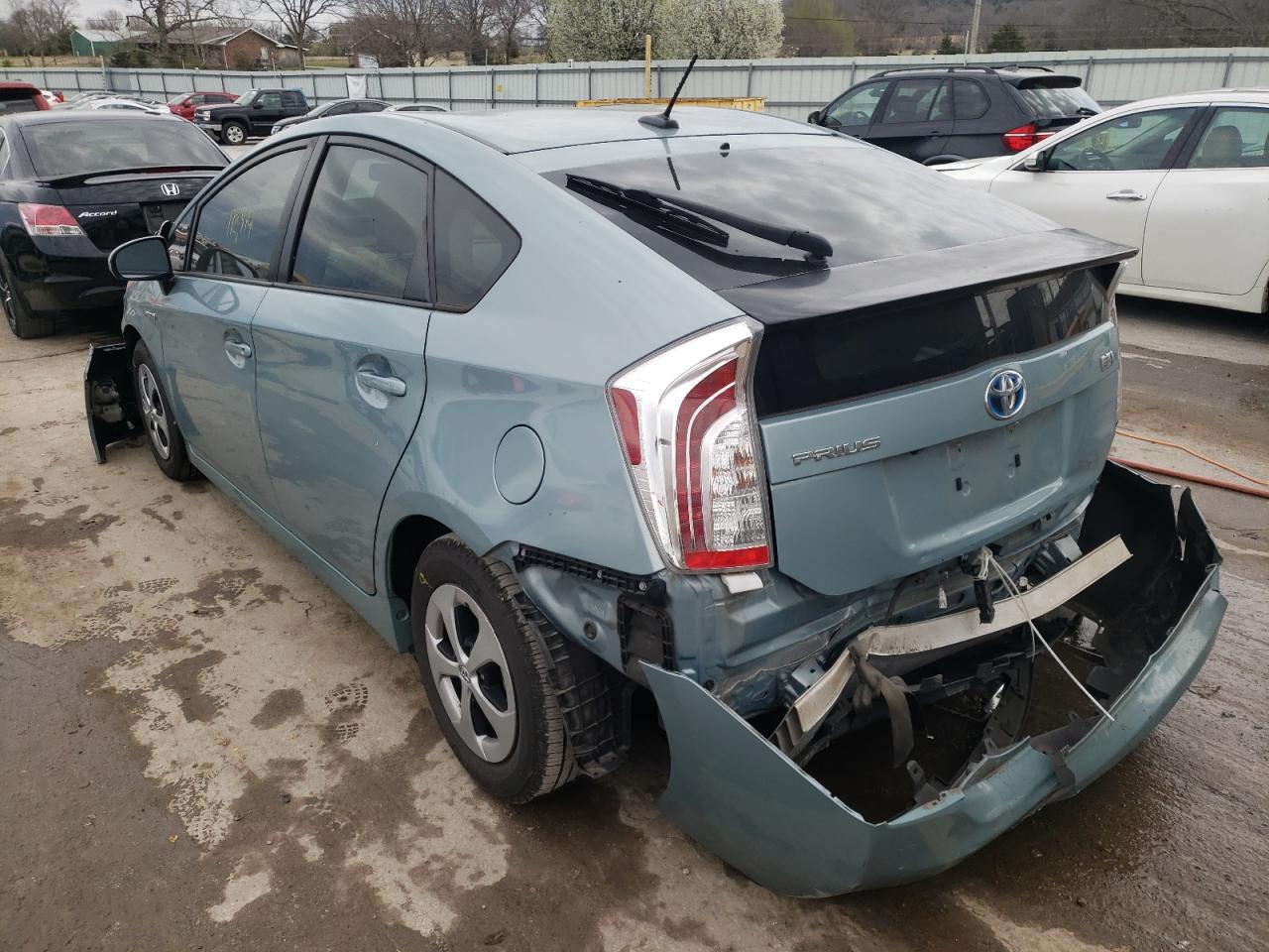 Photo 3 from auction – 2012 TOYOTA PRIUS with VIN JTDKN3DU1C5395337