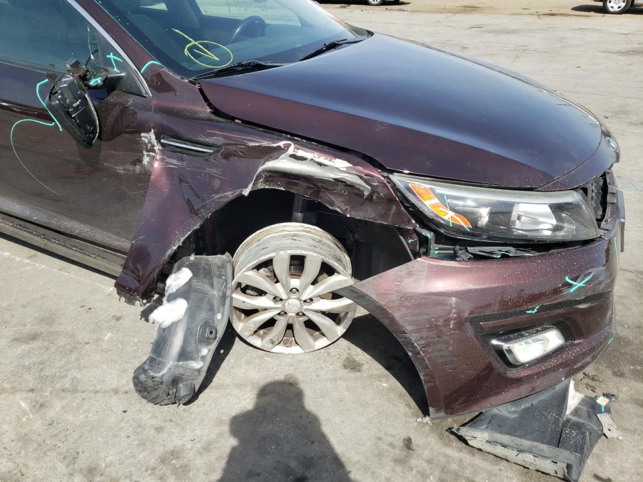 Photo 9 from auction – 2014 KIA OPTIMA EX with VIN 5XXGN4A73EG343376