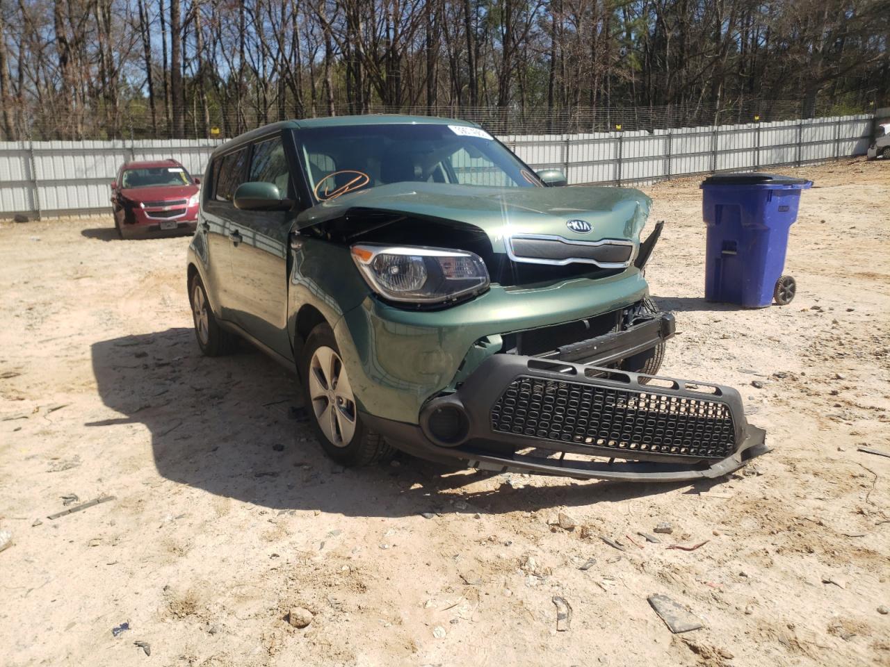 KIA SOUL 2014 with VIN KNDJN2A29E7009974 - Photo from auction