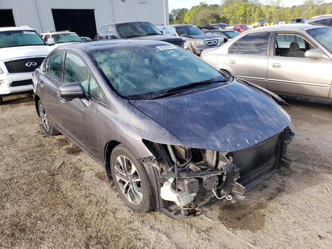 HONDA CIVIC EX 2015 with VIN 19XFB2F83FE098955 - Photo from auction