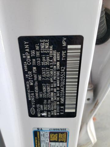 Photo 10 from auction – 2016 HYUNDAI TUCSON LIM with VIN KM8J33A47GU255242
