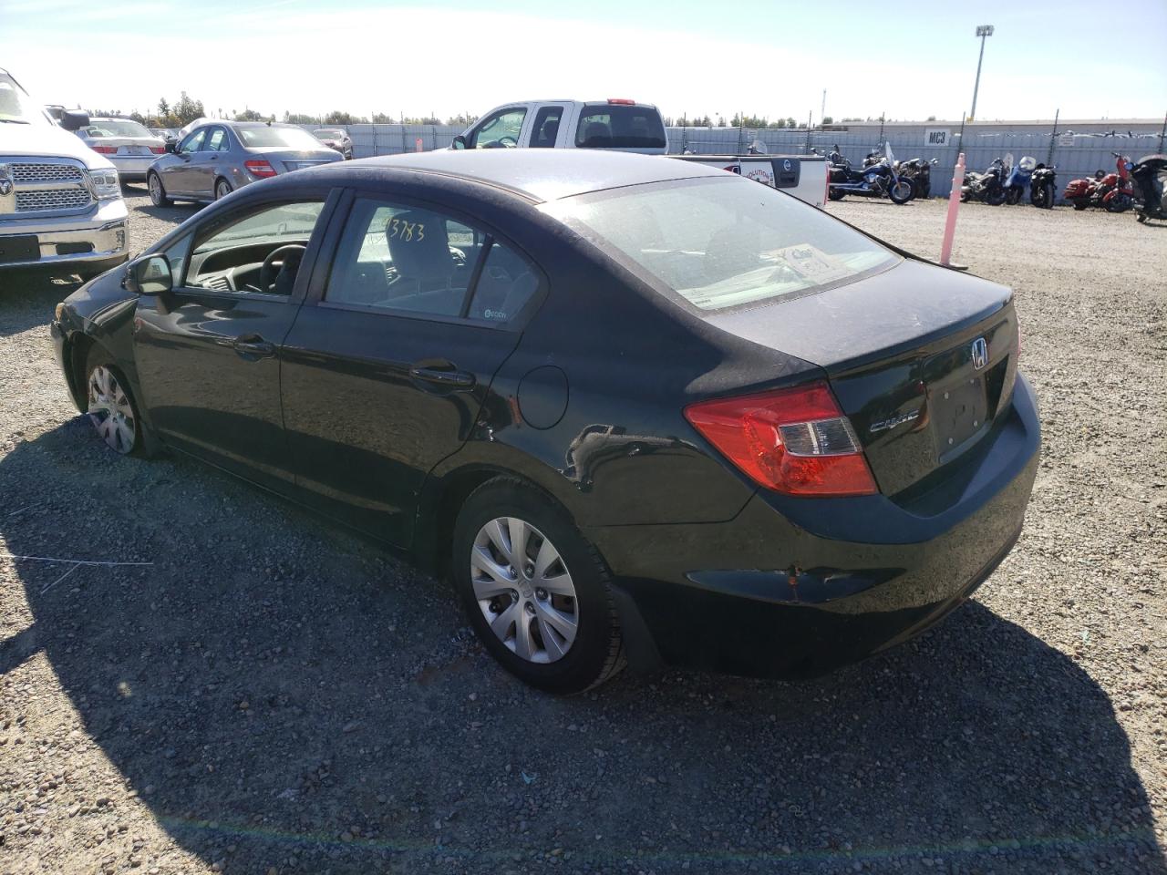 Photo 3 from auction – 2012 HONDA CIVIC LX with VIN 19XFB2F58CE347137