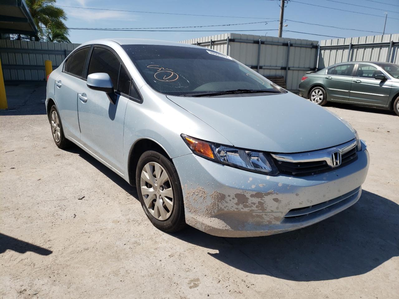 HONDA CIVIC LX 2012 with VIN 19XFB2F58CE011746 - Photo from auction