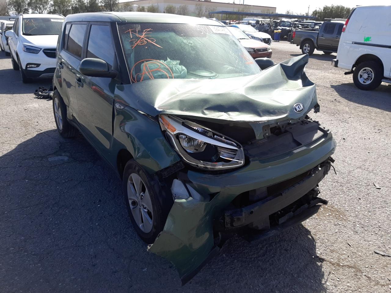 KIA SOUL 2014 with VIN KNDJN2A25E7003315 - Photo from auction
