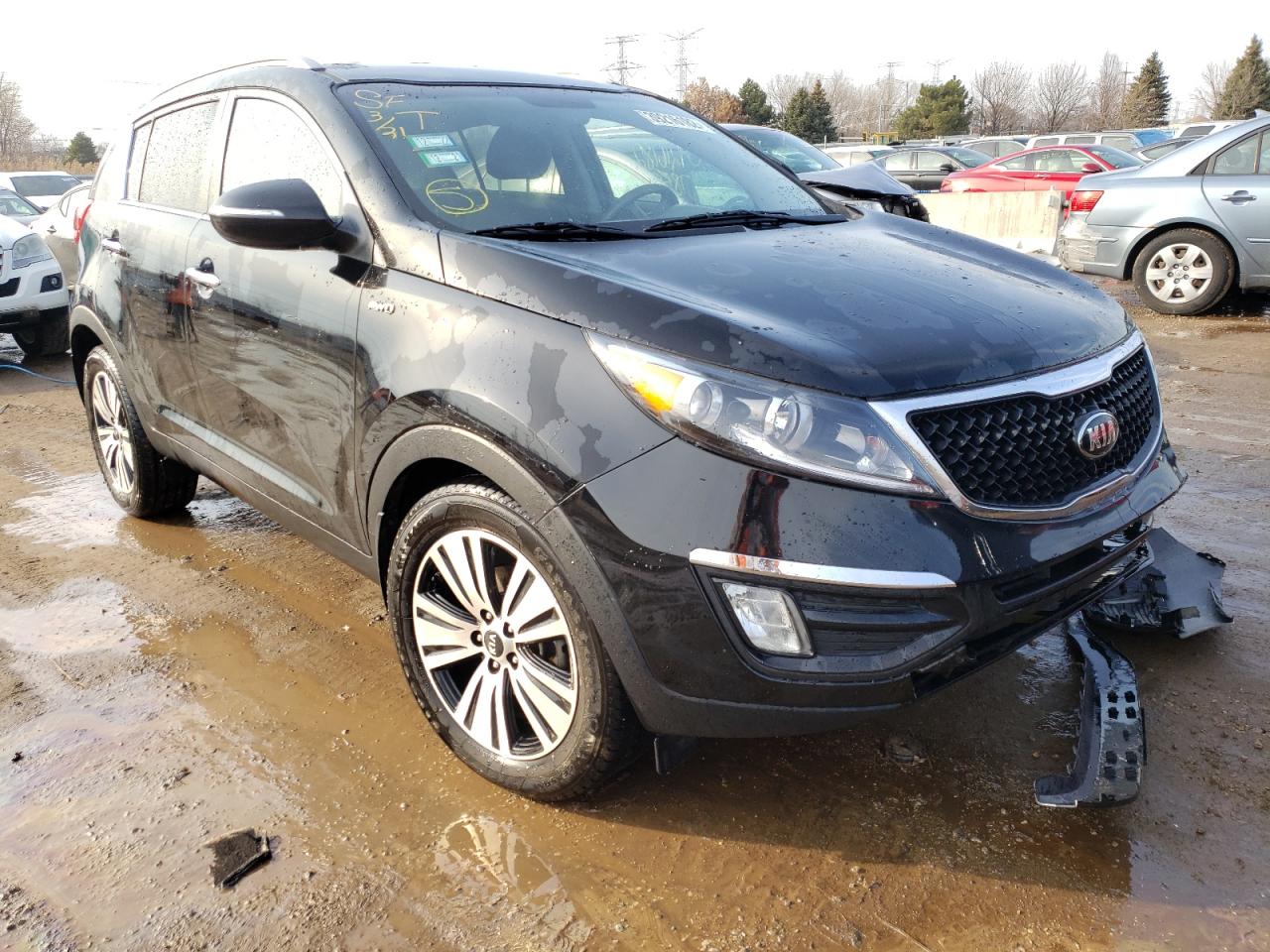 KIA SPORTAGE E 2015 with VIN KNDPCCAC3F7695851 - Photo from auction