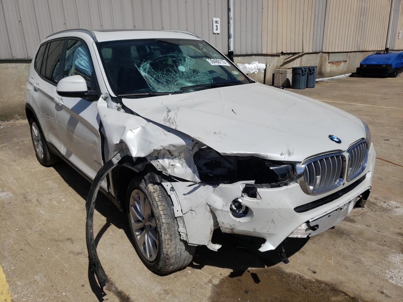 BMW X3 XDRIVE2 2016 with VIN 5UXWX9C54G0D85298 - Photo from auction
