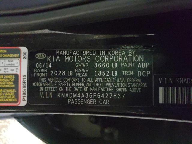 Photo 10 from auction – 2015 KIA RIO LX with VIN KNADM4A36F6427837