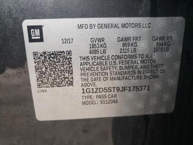Photo 10 from auction – 2018 CHEVROLET MALIBU LT with VIN 1G1ZD5ST9JF175371