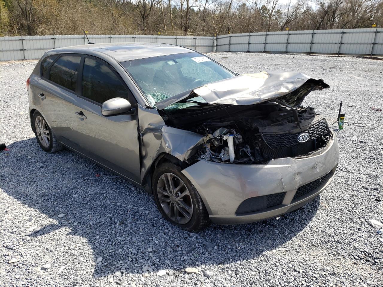 KIA FORTE EX 2012 with VIN KNAFU5A29C5571387 - Photo from auction