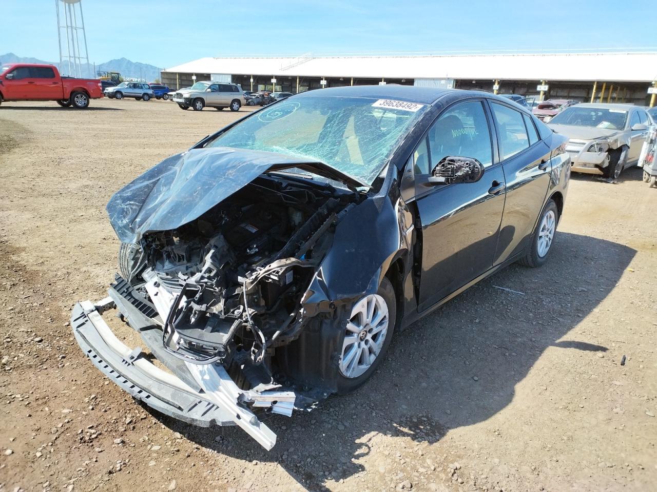Photo 2 from auction – 2016 TOYOTA PRIUS with VIN JTDKBRFUXG3014255