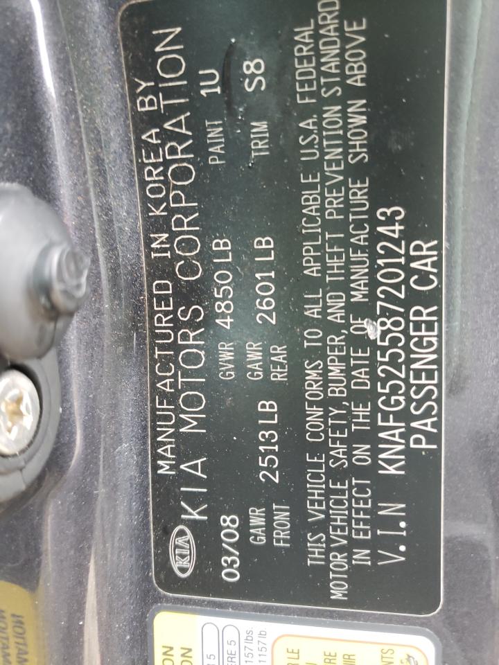 Photo 10 from auction – 2008 KIA RONDO BASE with VIN KNAFG525587201243