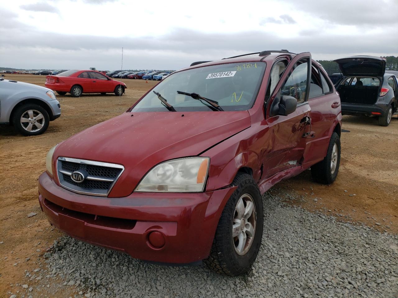 Photo 2 from auction – 2006 KIA SORENTO EX with VIN KNDJD733765618984